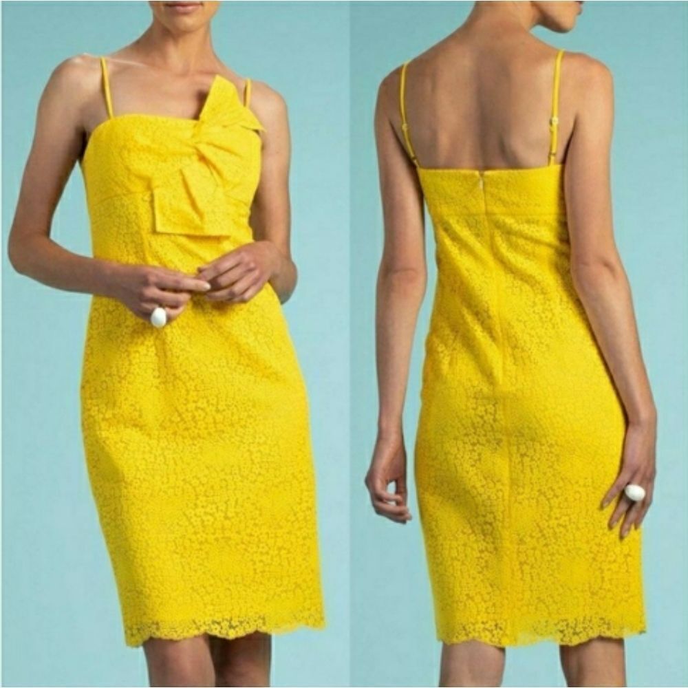 Trina Turk Twist Front Sheath Midi Dress Sz 12